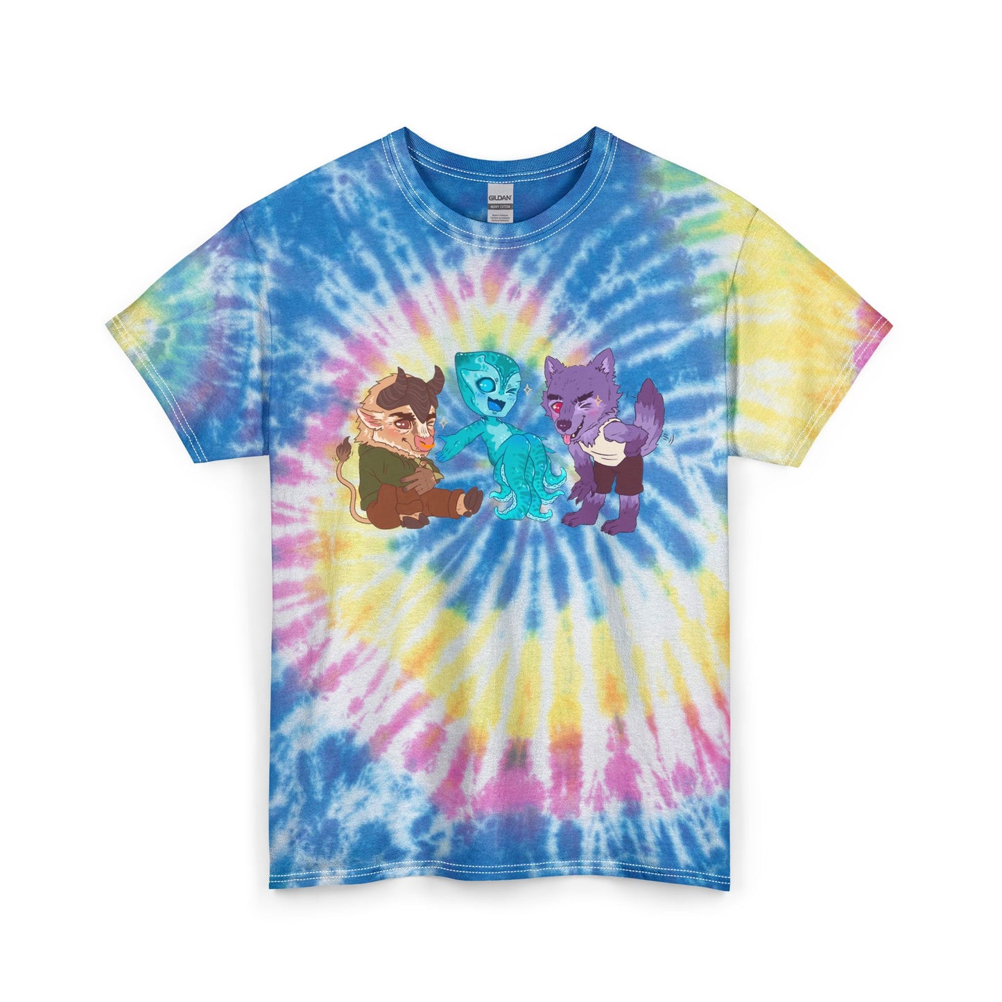 Unisex Tie Dye Cotton Tee