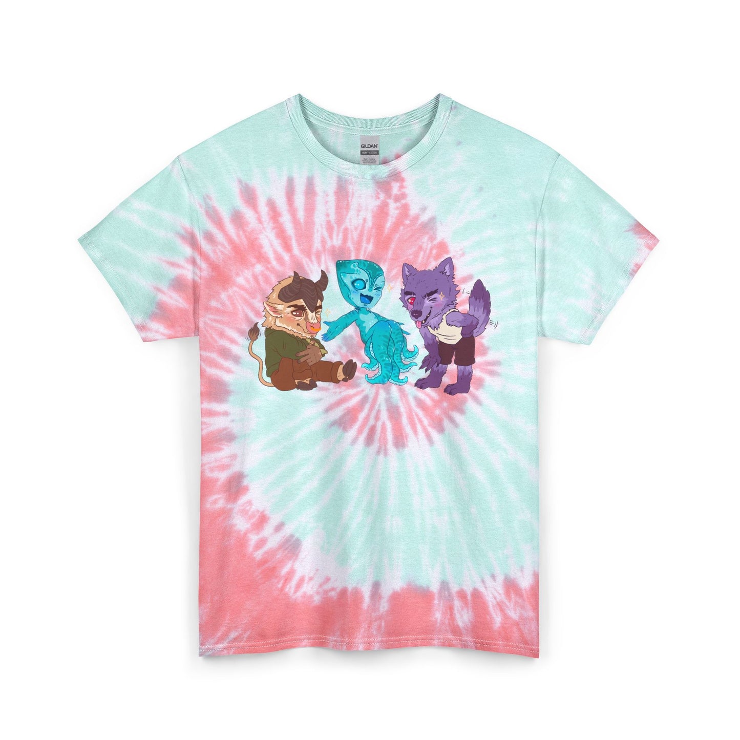 Unisex Tie Dye Cotton Tee
