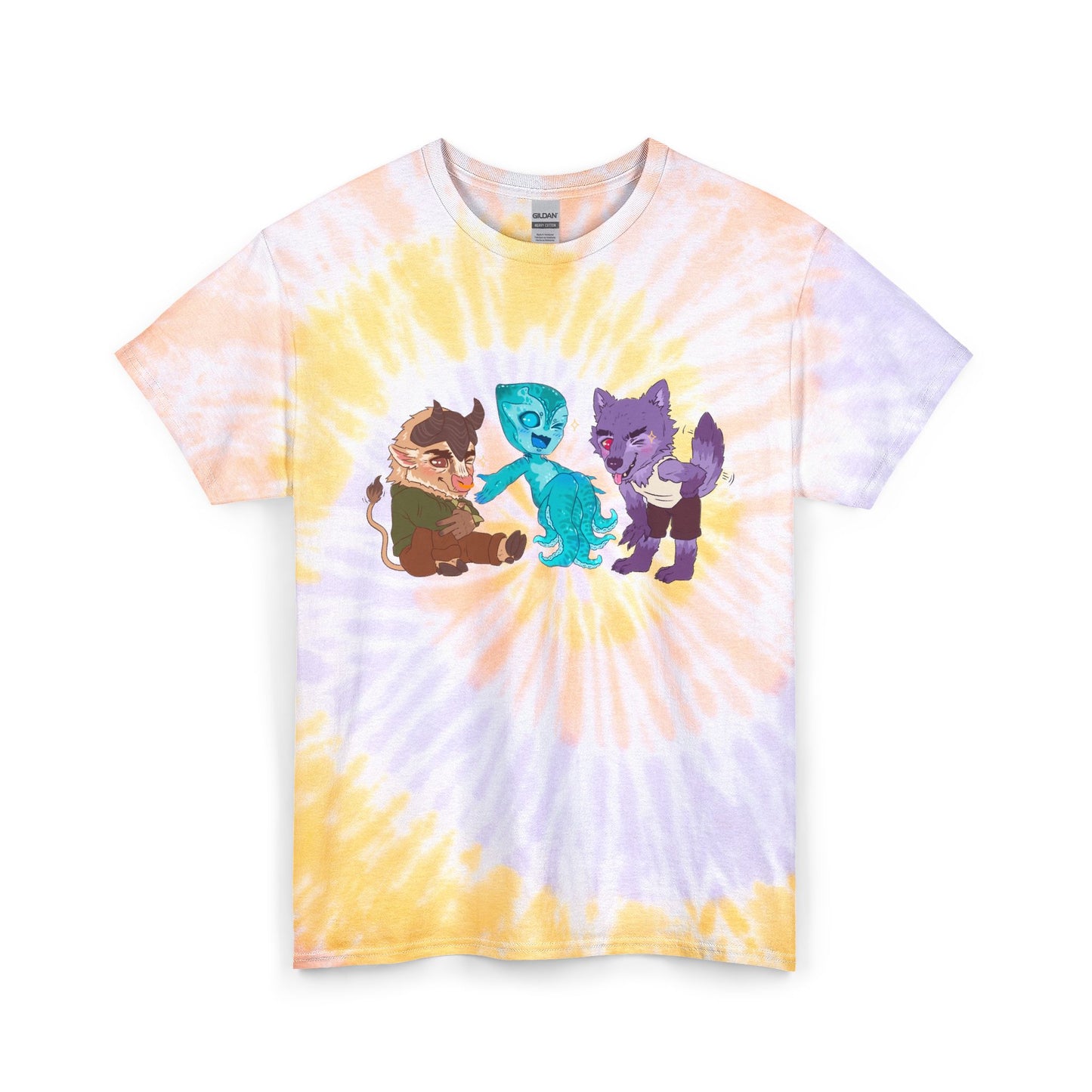 Unisex Tie Dye Cotton Tee