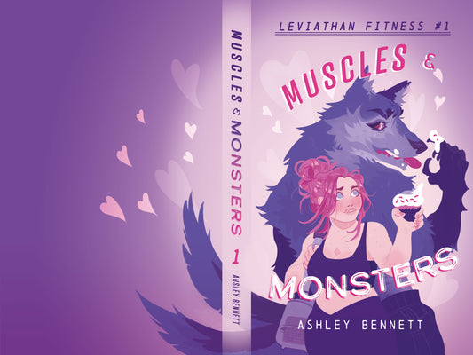 Muscles & Monsters- Signed Paperback and Glitter Sticker