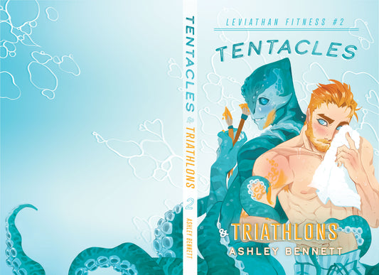 Tentacles & Triathlons Signed Paperback and Glitter Sticker