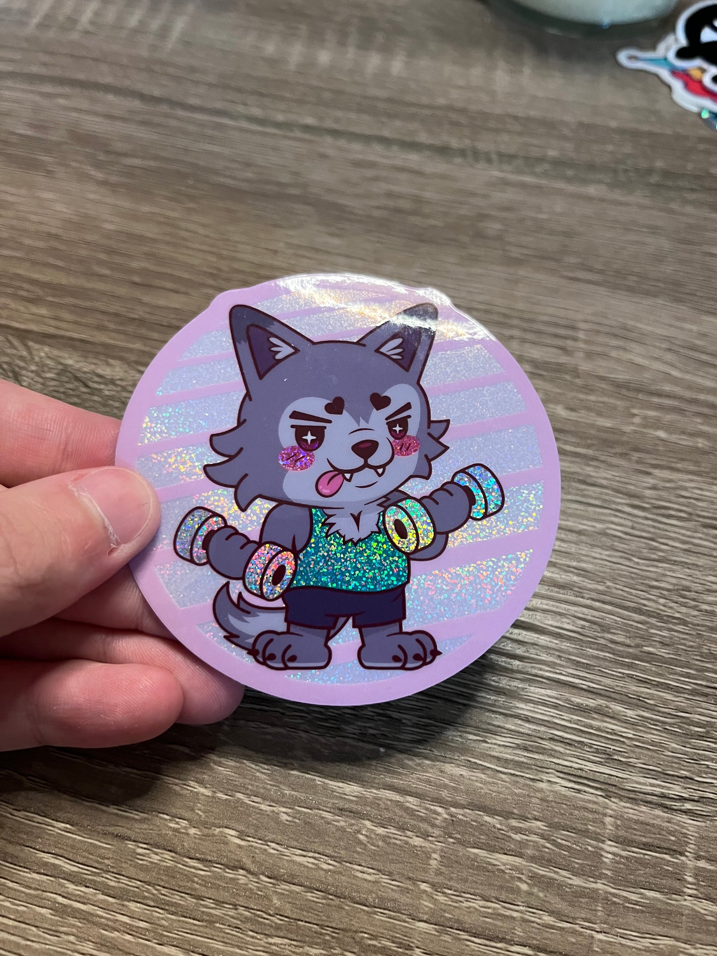 Atlas Oberon Glitter Sticker